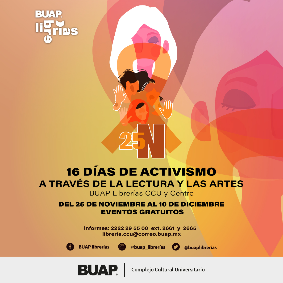 Buap Librer As Anuncia D As De Activismo A Trav S De La Lectura Y